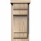 Ekena Millwork New Brighton Smooth Corbel w/Backplate, Douglas Fir, 7 1/2"W x 8"D x 16"H COR08X08X16NEB01SDF - alternate 3